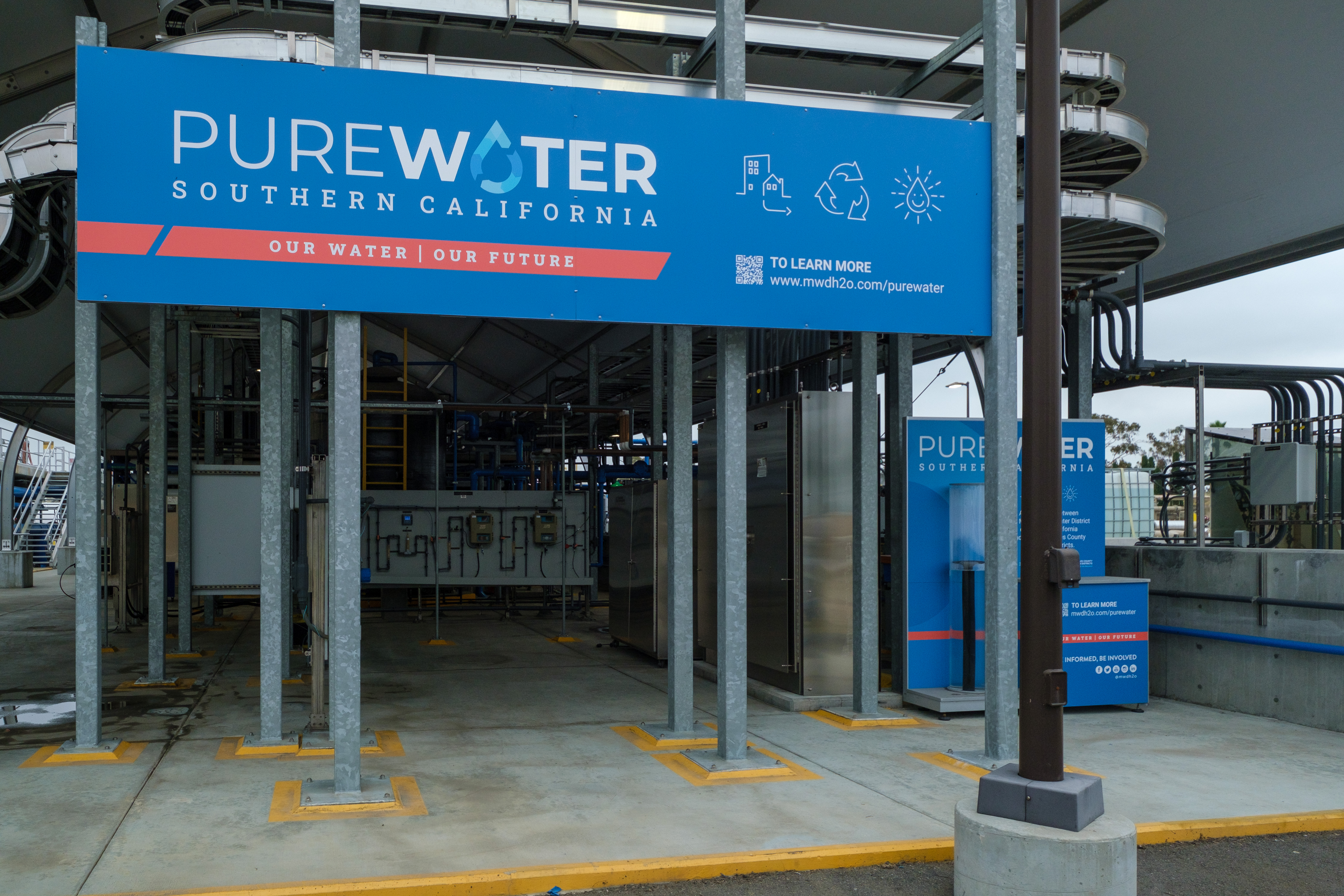 A photo of Pure Water Southern California's demonstration facility in Carson.