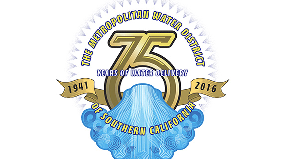 Metropolitan's 75th anniversary celebration seal