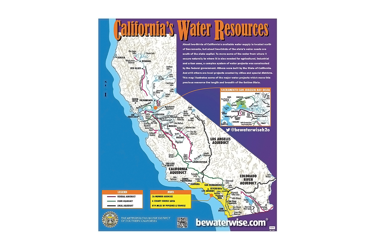 CA Water Resources Map