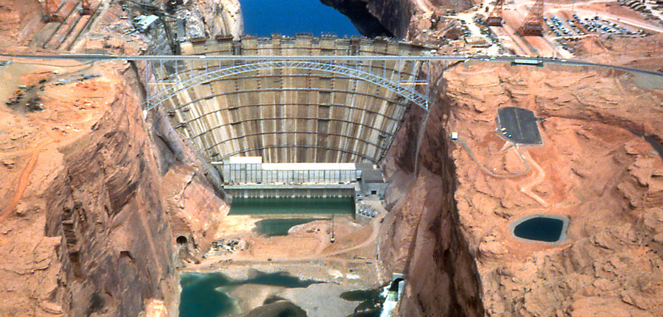 格伦峡谷大坝建设