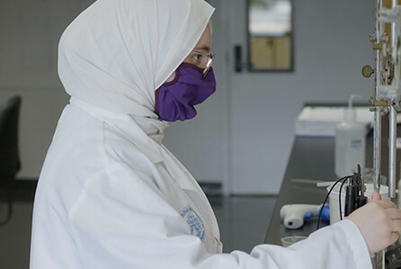 Woman In Lab