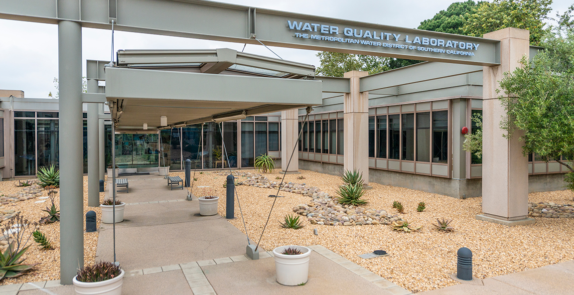 Water Quality Lab front entrance. May 24, 2018.