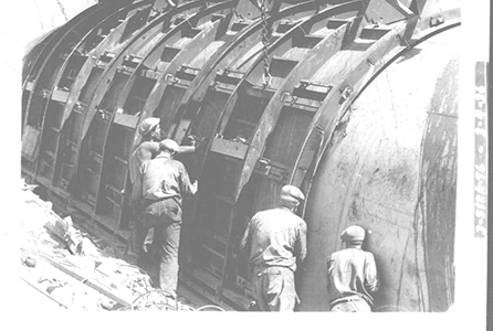 Eagle Mountain Pumping Plant construction, 1936.